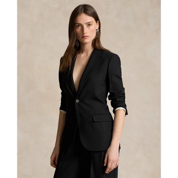 Ralph lauren wool blazer womens online