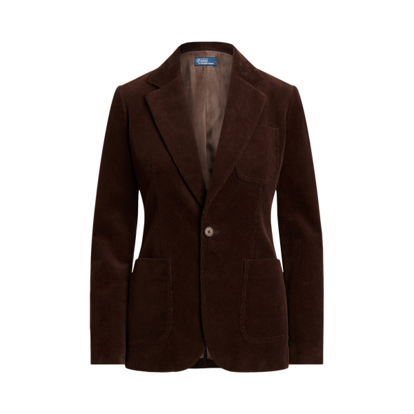 Blazer en velours &agrave; larges c&ocirc;tes Polo Ralph Lauren en 1