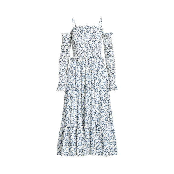 Baumwoll-Midikleid mit Blumenmuster Polo Ralph Lauren in 1