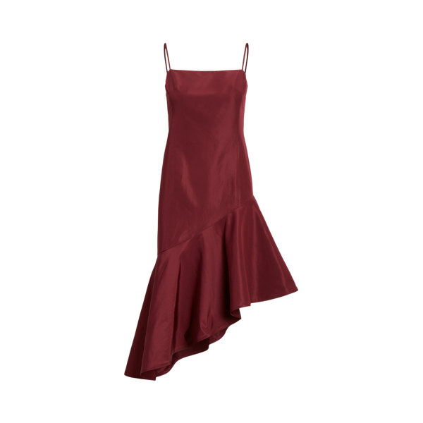 Asymmetrisches, &auml;rmelloses Taftkleid Polo Ralph Lauren in 1