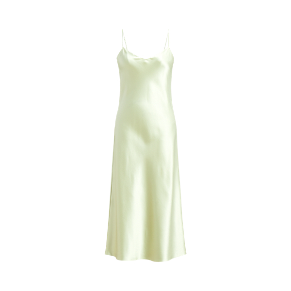 Robe nuisette mi-longue en soie