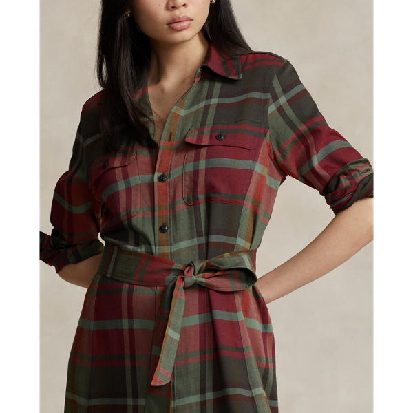 Ralph lauren plaid dress online