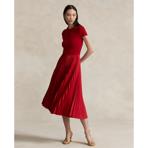 Red cheapest ralph lauren dress