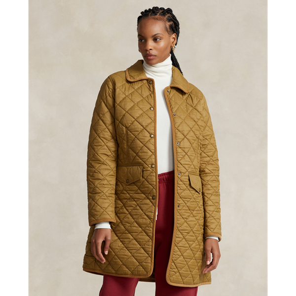 Ralph lauren quilted coat women's best sale