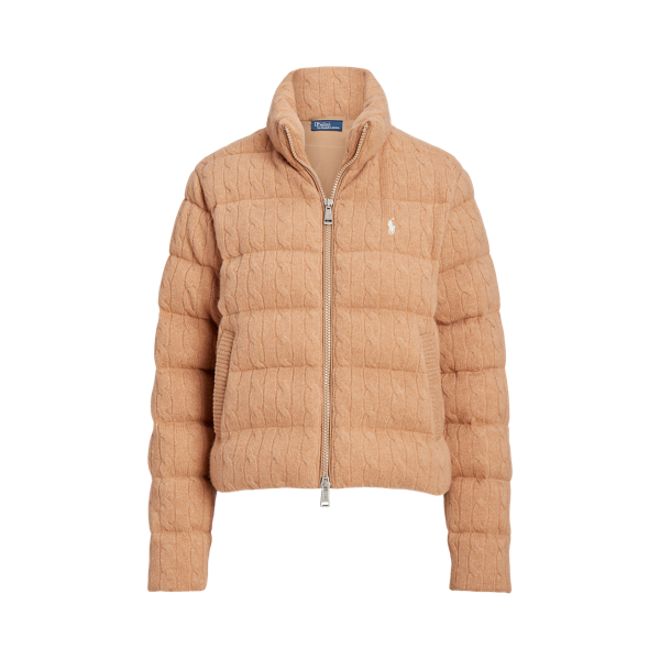 Cable-Quilted Wool-Cashmere Jacket Polo Ralph Lauren 1