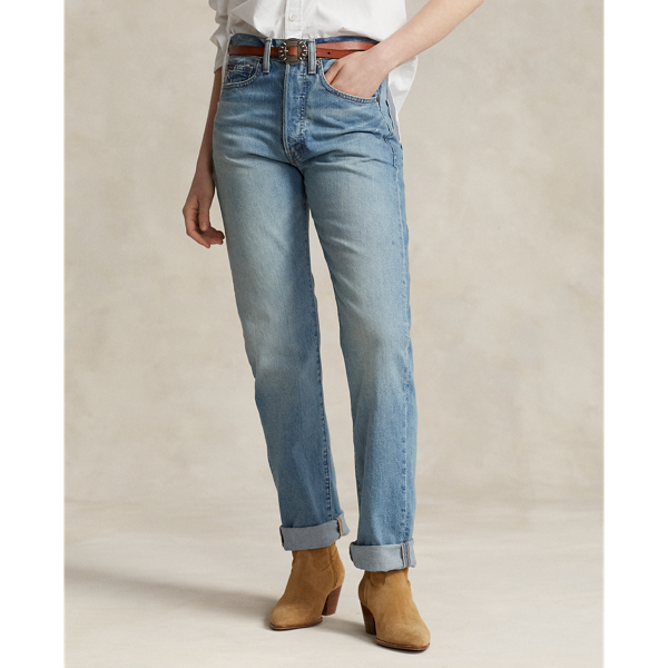 Relaxed-Straight-Fit Jeans Polo Ralph Lauren in Adria-Waschung 4