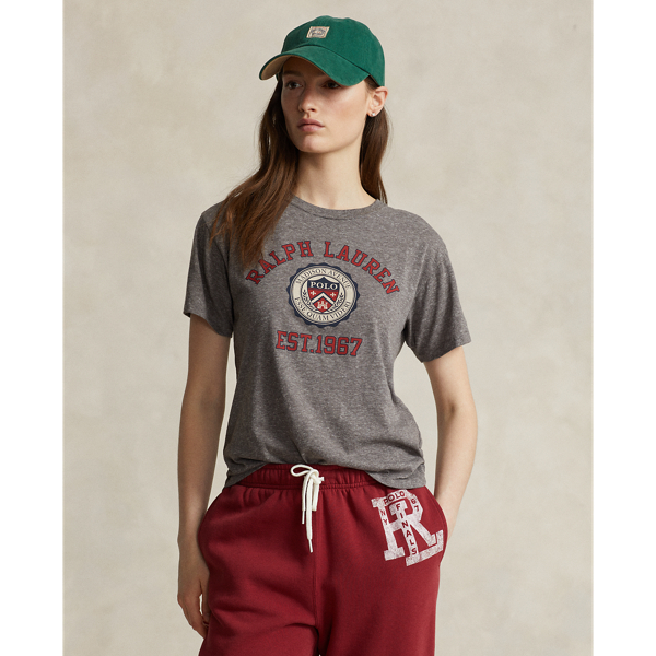 Heather Grey Logo Graphic Tee Polo Ralph Lauren 7