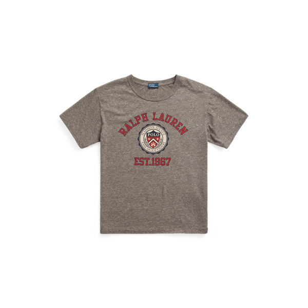 Heather Grey Logo Graphic Tee Polo Ralph Lauren 2