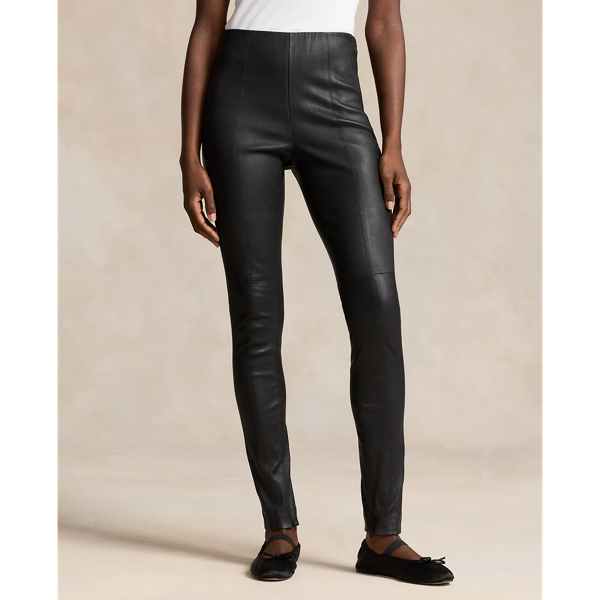 The Lambskin Side-Zip Pant