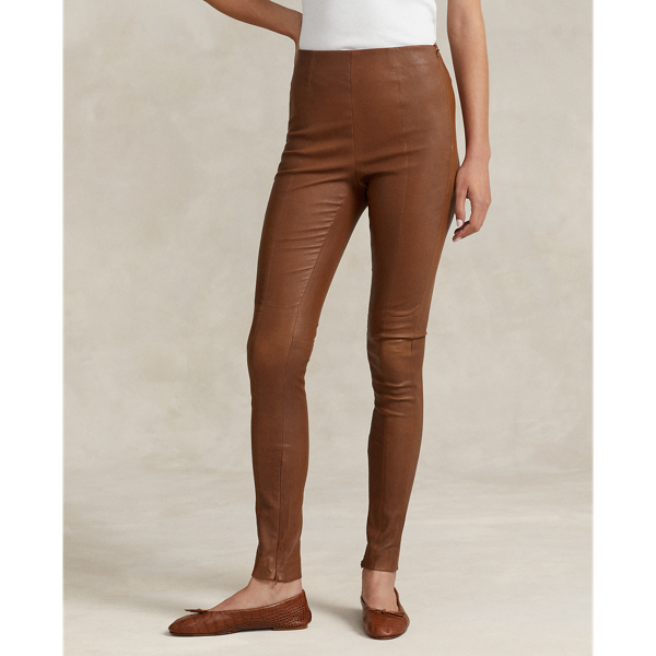 The Lambskin Side-Zip Pant