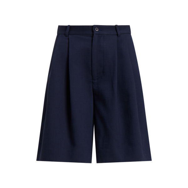 Newport Navy Relaxed Fit Long Pleated Short Polo Ralph Lauren 2