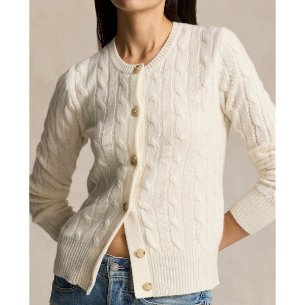 Frame Off White Cotton Cashmere Button Up Rib-Knit Sweater 2024 Cardigan