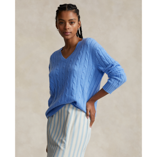Relaxed-Fit Kaschmir-Pullover Polo Ralph Lauren in Neues Litchfield-Blau 1