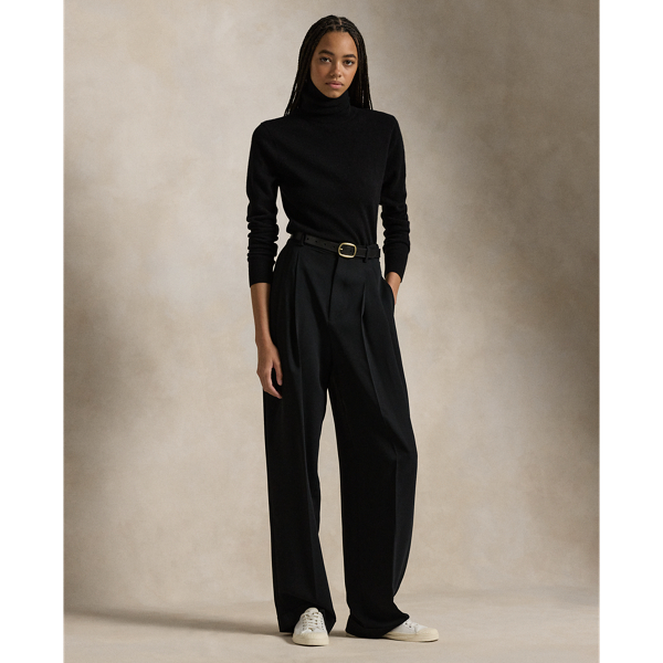 Slim Fit Cashmere Roll Neck