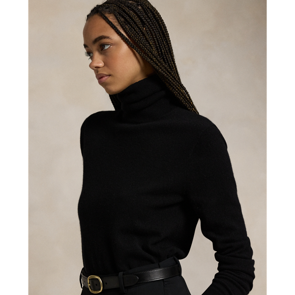 Slim Fit Cashmere Roll Neck