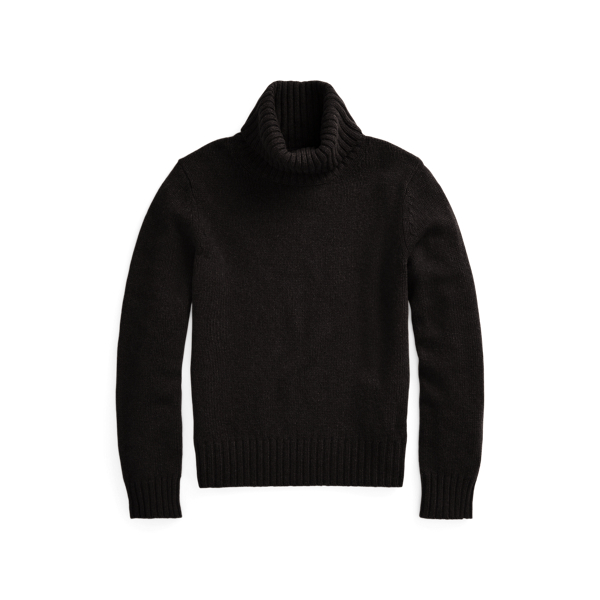 Black turtleneck jumper womens best sale