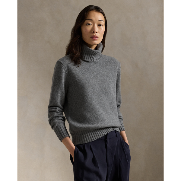 Ralph lauren grey jumper womens best sale