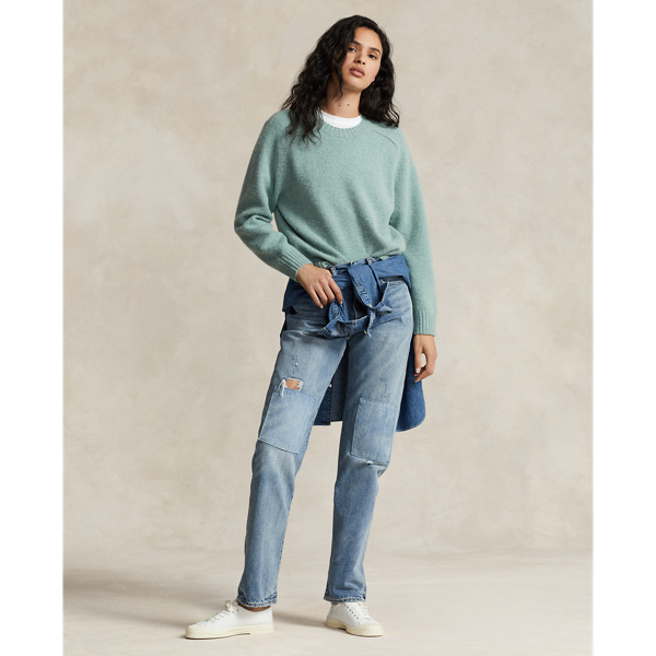 Lovette Heather Saddle-Sleeve Wool-Cashmere Sweater Polo Ralph Lauren 4