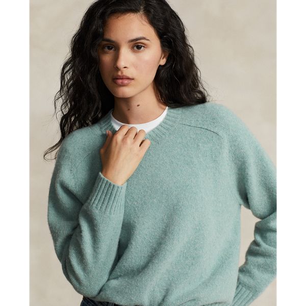 Lovette Heather Saddle-Sleeve Wool-Cashmere Sweater Polo Ralph Lauren 6