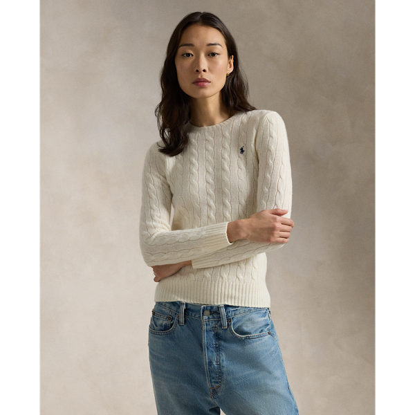 Cable-Knit Wool-Cashmere Sweater