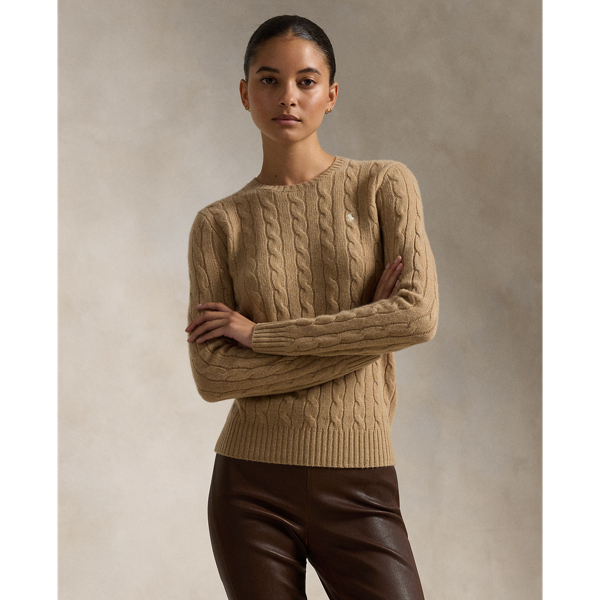 Cable-Knit Wool-Cashmere Sweater