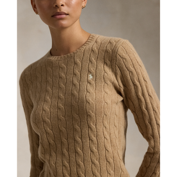 Cable-Knit Wool-Cashmere Sweater