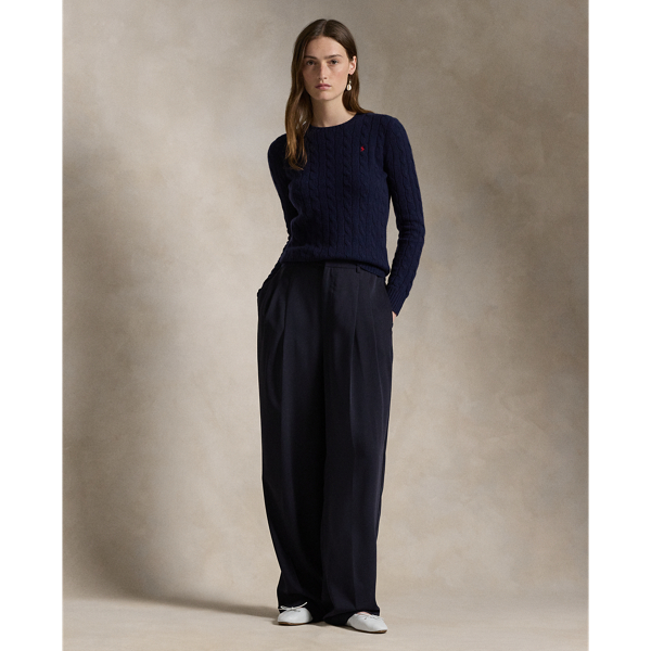 POLO RALPH LAUREN ケーブルニット ウールカシミヤ セーター ケーブルニット ウールカシミヤ カーディガン | ラルフ ローレン
