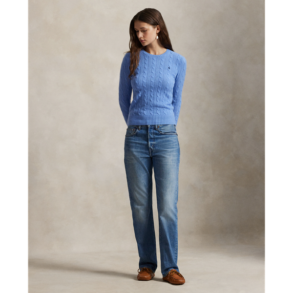 Cable-Knit Wool-Cashmere Sweater