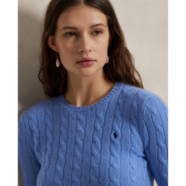 Cable-Knit Wool-Cashmere Sweater