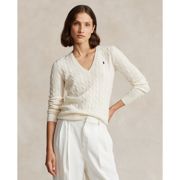 Women s Cream Jumpers Cardigans Ralph Lauren IE