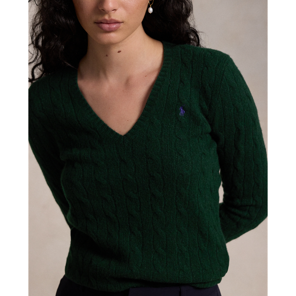 Ralph Lauren black label 100% cashmere green pullover sweater women’s size on sale L