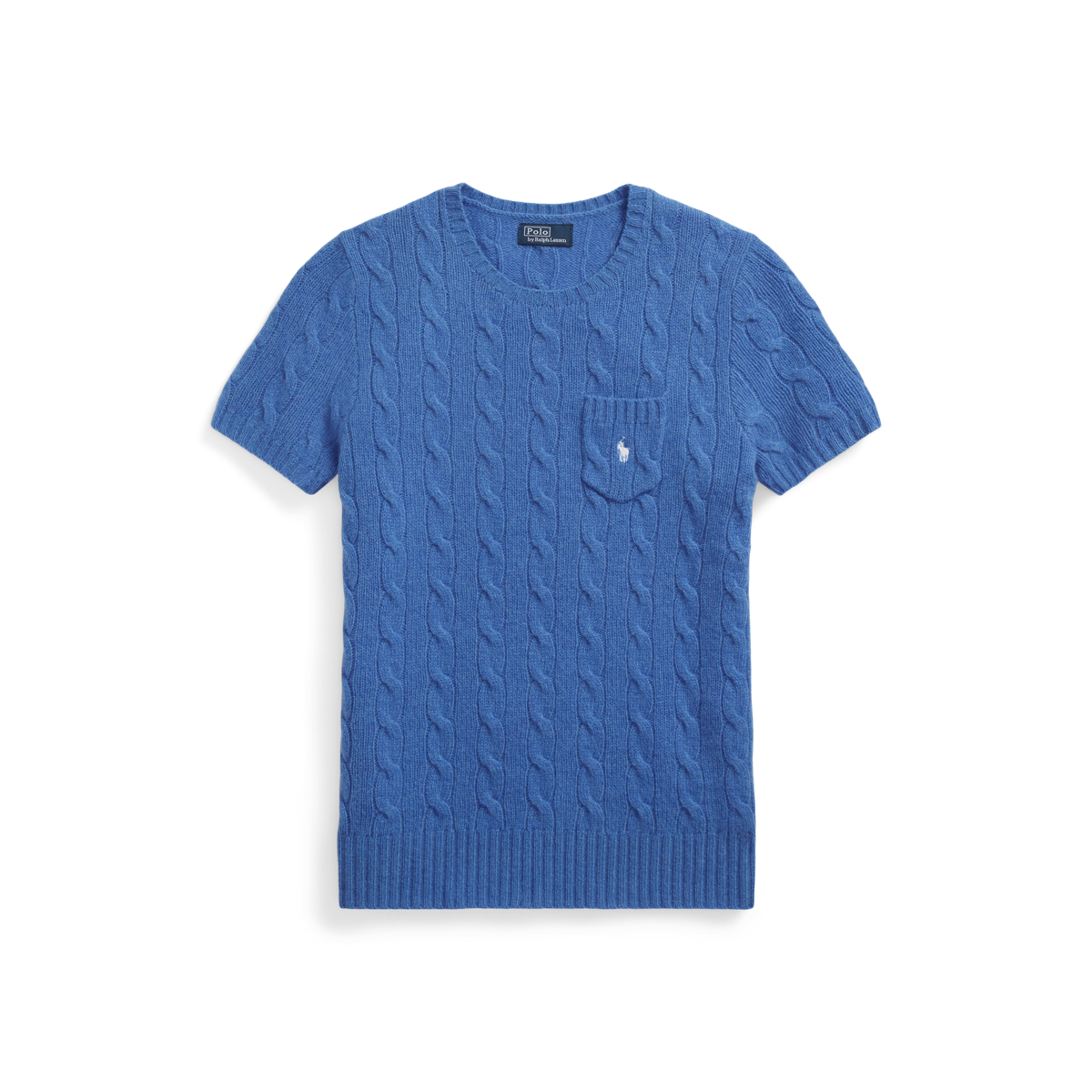★POLO RALPH LAUREN★Short-sleeved cable collar neck knit★ Cable-Knit Cotton Polo-Collar Sweater | Ralph Lauren
