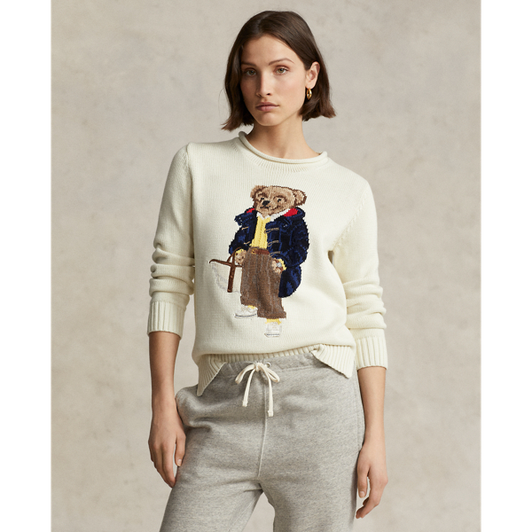 Polo Bear Cotton Jumper for Women Ralph Lauren UAE