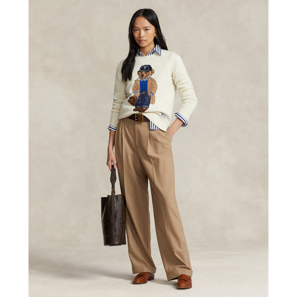 Wollpullover mit Polo Bear Polo Ralph Lauren in Authentisches Creme 4