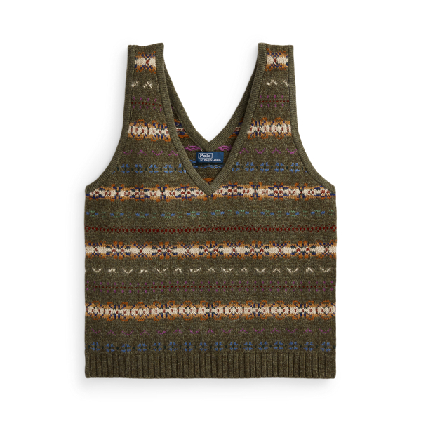 &Auml;rmelloser Pullover mit Fair-Isle-Muster Polo Ralph Lauren in 1