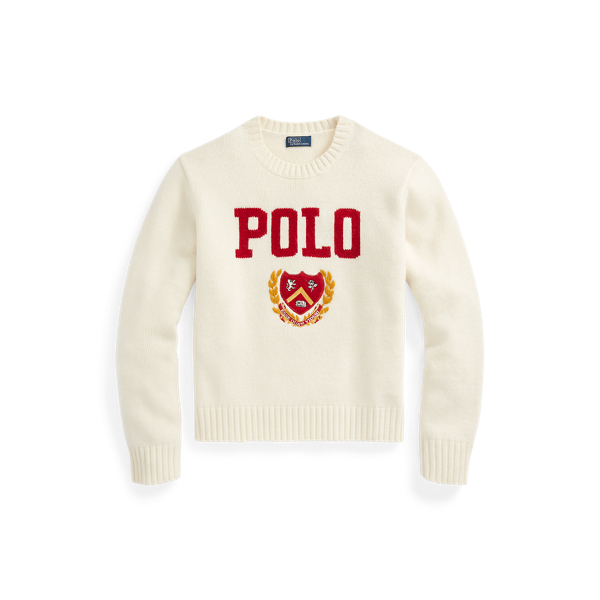 Wollpullover mit Logo und Wappen Polo Ralph Lauren in 1