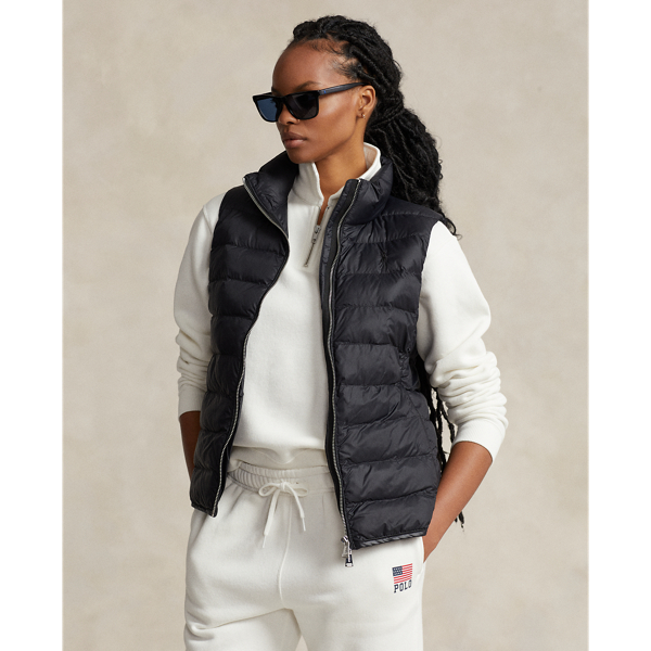 Packable Water Repellant Quilted Gilet for Women Ralph Lauren CH