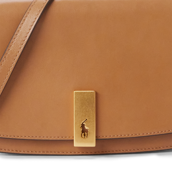 Ralph newest Lauren Leather Clutch Bag