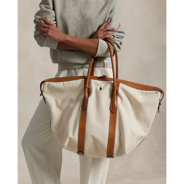 Canvas Large Bellport Tote | Ralph Lauren