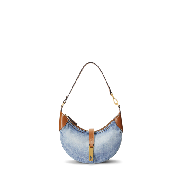 Polo ID Denim Leather Mini Shoulder Bag