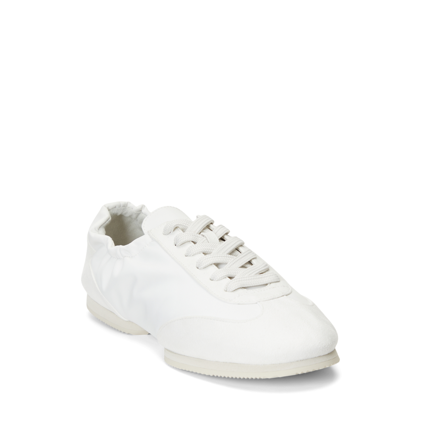 Женские кроссовки Ralph Lauren The Suede Pony Ballerina, цвет: Белый — фото 1