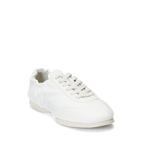 Женские кроссовки Ralph Lauren The Suede Pony Ballerina, цвет: Белый