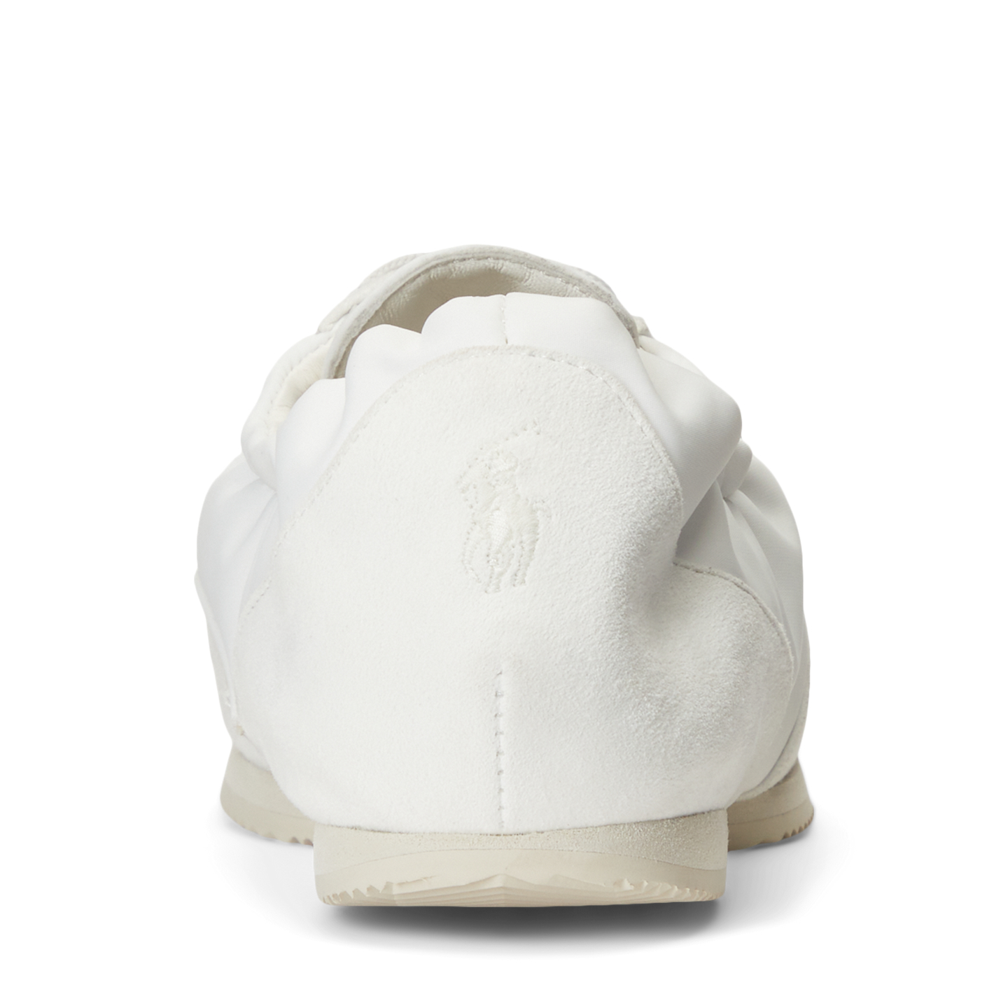 Женские кроссовки Ralph Lauren The Suede Pony Ballerina, цвет: Белый — фото 2
