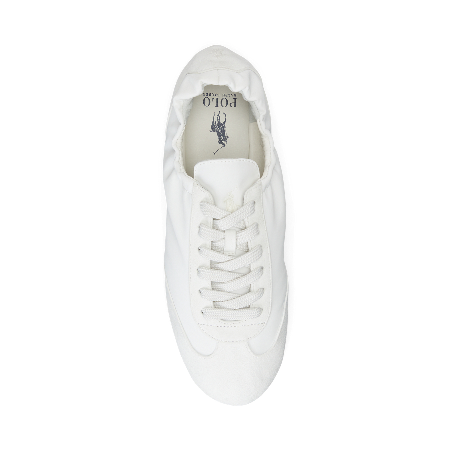 Женские кроссовки Ralph Lauren The Suede Pony Ballerina, цвет: Белый — фото 3