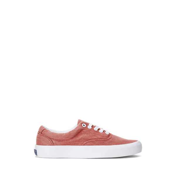 Baskets Keaton en toile d&eacute;lav&eacute;e Polo Ralph Lauren en 1