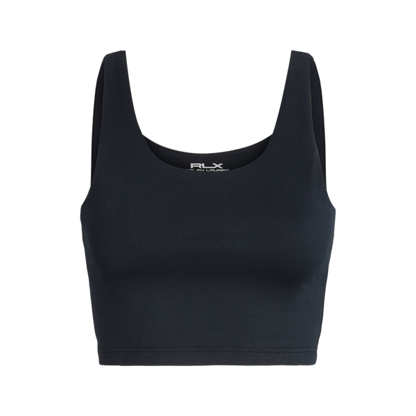 Cropped Sueded Jersey Tank Top RLX 1
