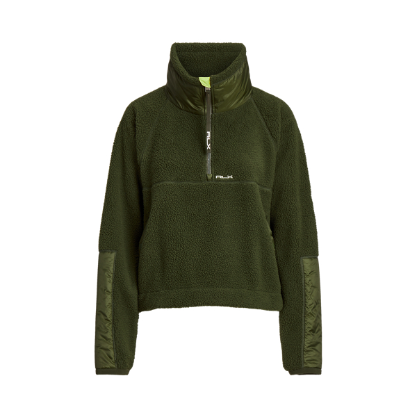 Ripstop-Trim High-Pile Fleece Pullover RLX 1