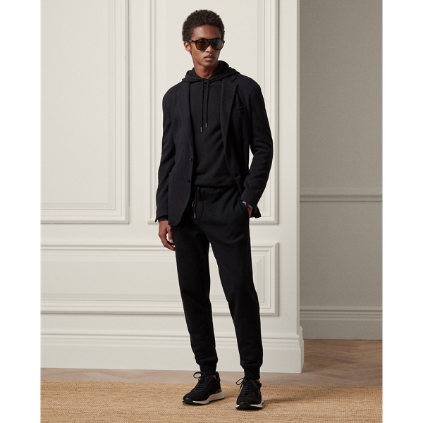 Classic Black Fleece Jogger Pant Purple Label 1