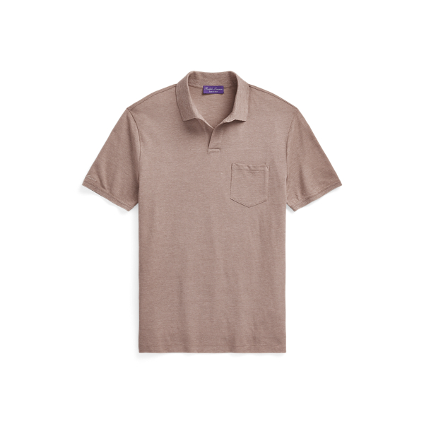 Custom-Slim-Fit Poloshirt aus Baumwolle Purple Label in 1