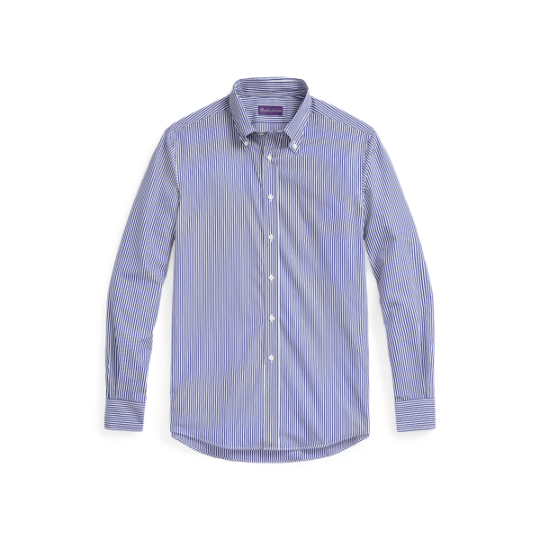 Camicia in popeline righe bengalesi Purple Label in 1